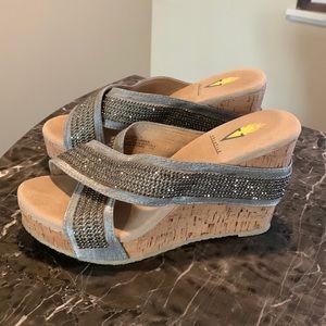 Wedges with lots of sparkle!